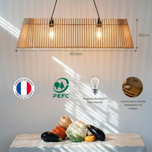 Suspension en bois Nōrdlys