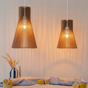 Suspension en bois Lysā